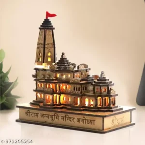 Ram Janambhoomi Mandir with Light 3D Model Temple, Shri Ram Mandir with Light