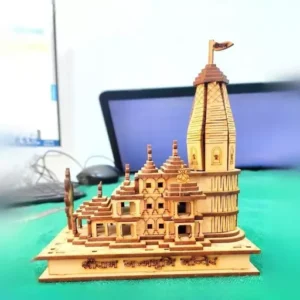 Ram Mandir 3D Model, Attractive Model of Ram Janam Bhoomi Mandir